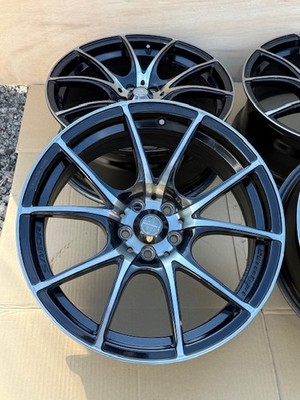 JDM Weds Sport SA-10R 18x7.5J +45 100-5H Wheels 4-Wheel Set . Fits Prius (No Tires) - Image 3