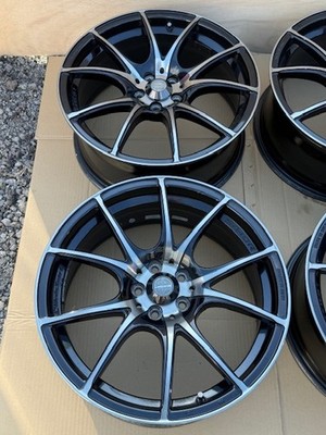 JDM Weds Sport SA-10R 18x7.5J +45 100-5H Wheels 4-Wheel Set . Fits Prius (No Tires) - Image 5