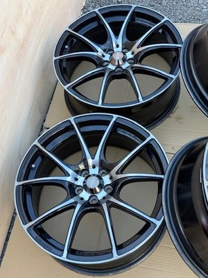 JDM Weds Sport SA-10R 18x7.5J +45 100-5H Wheels 4-Wheel Set . Fits Prius (No Tires) - Image 6