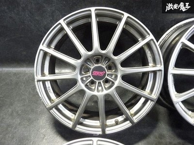JDM No distortion/Brembo compatible Subaru genuine STI 17x7.5J +55 5-ho (No Tires) - Image 2
