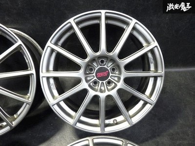 JDM No distortion/Brembo compatible Subaru genuine STI 17x7.5J +55 5-ho (No Tires) - Image 4