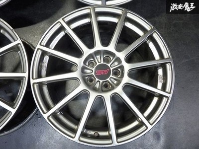 JDM No distortion/Brembo compatible Subaru genuine STI 17x7.5J +55 5-ho (No Tires) - Image 5