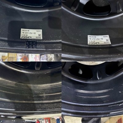 JDM Out of print VOLKRACING RAYS TE37XT PCD139 6-hole 8.5J 16-10 Rare (No Tires) - Image 6