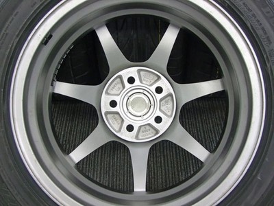 JDM Used Repair Aluminum Summer 4-Wheel Set ENKEI Racing RS+M Lightweight 7J (No Tires) - Image 10