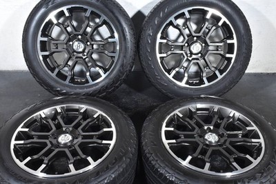 JDM RAYS fullBlack CROSS SLEEKERS T6 18-inchPCD114.3 7.5J +45Falken WI (No Tires)
