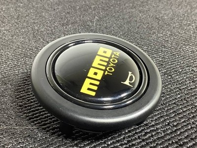 Rare Toyota Genuine MOMO Horn Button, TOYOTA Engraving, 1991 AE86 70supra Ce - Image 3