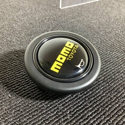 Rare Toyota Genuine MOMO Horn Button, TOYOTA Engraving, 1991 AE86 70supra Ce - Image 5