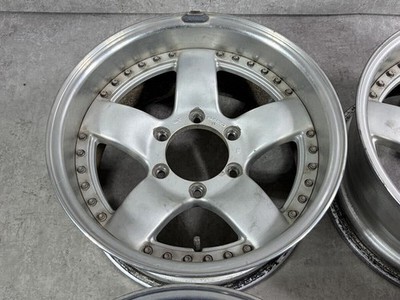 JDM Rare Bradley IX 16-inch 8J -3? PCD139.7 6-hole 4-piece set for Lan (No Tires) - Image 2