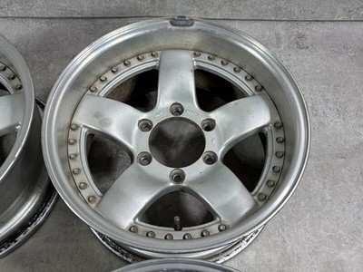 JDM Rare Bradley IX 16-inch 8J -3? PCD139.7 6-hole 4-piece set for Lan (No Tires) - Image 3