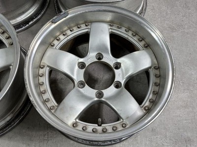 JDM Rare Bradley IX 16-inch 8J -3? PCD139.7 6-hole 4-piece set for Lan (No Tires) - Image 5