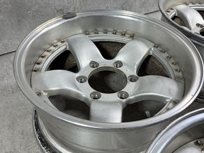 JDM Rare Bradley IX 16-inch 8J -3? PCD139.7 6-hole 4-piece set for Lan (No Tires) - Image 7