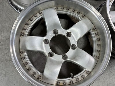 JDM Rare Bradley IX 16-inch 8J -3? PCD139.7 6-hole 4-piece set for Lan (No Tires) - Image 8