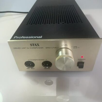 Stax SRM-1/MK-2 Professional Driver Unit Electrostatic Headphone Amp Tested