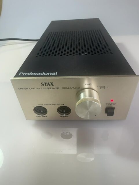 Stax SRM-1/MK-2 Professional Driver Unit Electrostatic Headphone Amp Tested