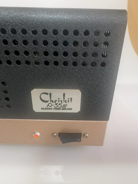 Chriskit P-35III Solid State Stereo Power Amplifier Tested Works - Image 2