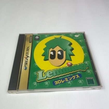 3D Lemmings Sega Saturn NTSC-J Japan Import Complete with Obi T-15013G