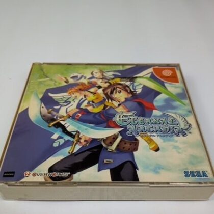 Eternal Arcadia Sega Dreamcast Japan Import NTSC-J Game Discs Case HDR-0076