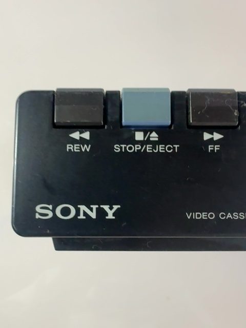 SONY BE-V8 Video 8 Cassette Winder Eraser FOR PARTS JUNK Missing Battery Cover - Image 4