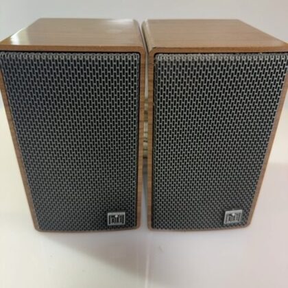 Grundig Super-Hifi Micro-Box 320 Bookshelf Speakers Pair Made in Germany 4 Ohm
