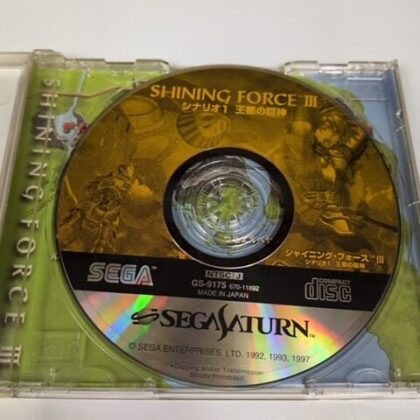Shining Force III Scenario 1 Sega Saturn Japan Import GS-9175 CIB