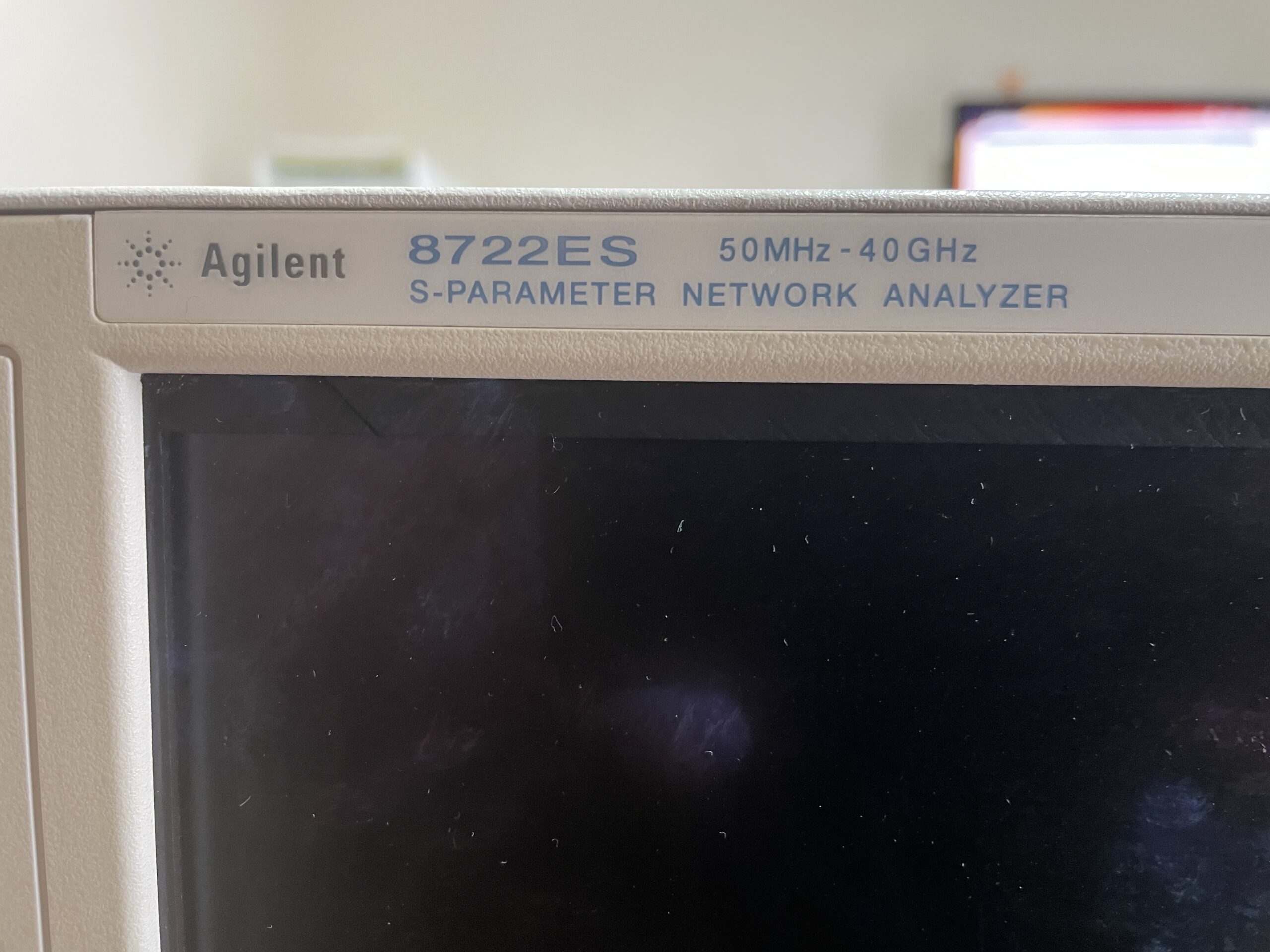 Agilent 8722ES 50MHz-40GHz Vector Network Analyzer Opt 010/012/1D5 Tested - Image 3