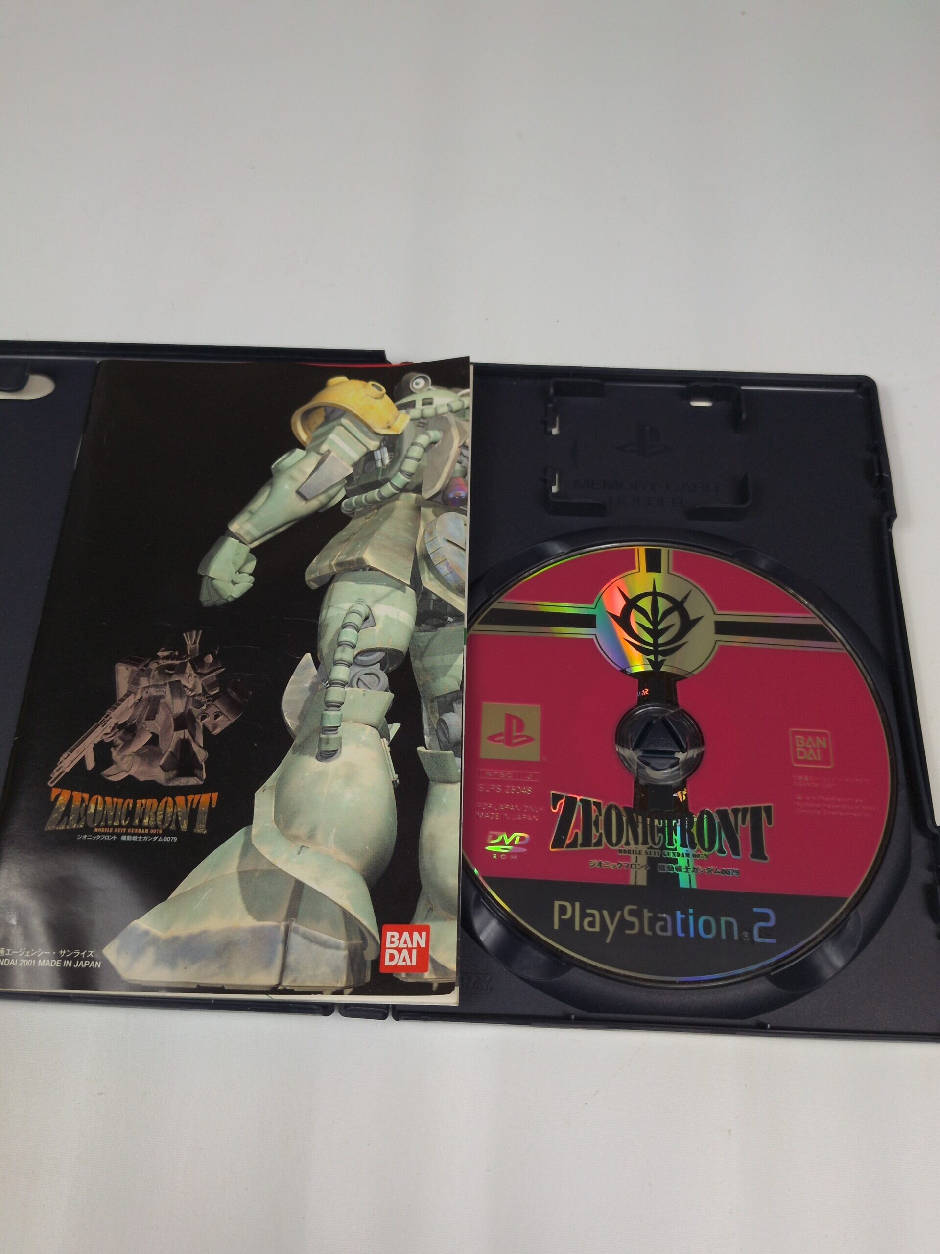 Zeonic Front Mobile Suit Gundam 0079 Sony PlayStation 2 PS2 Japan Import CIB