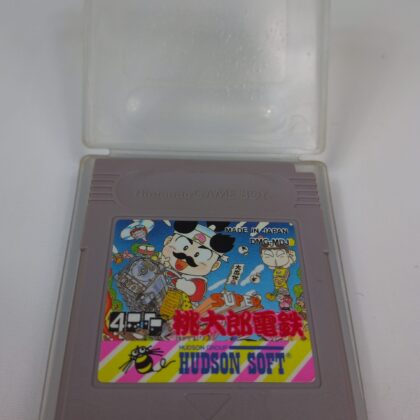 Super Momotaro Dentetsu Nintendo Game Boy GB Cartridge Japan DMG-MDJ Case