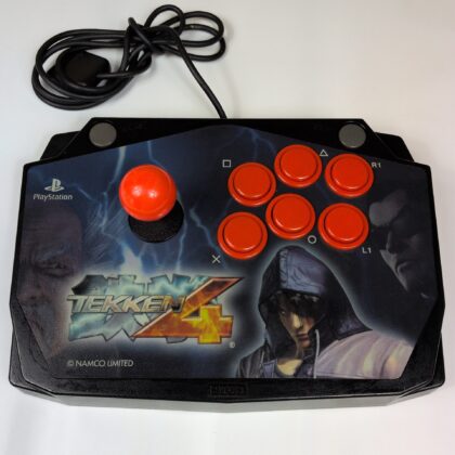 HORI Tekken 4 Arcade Stick Controller Sony PlayStation 1 2 PS1 PS2 Tested