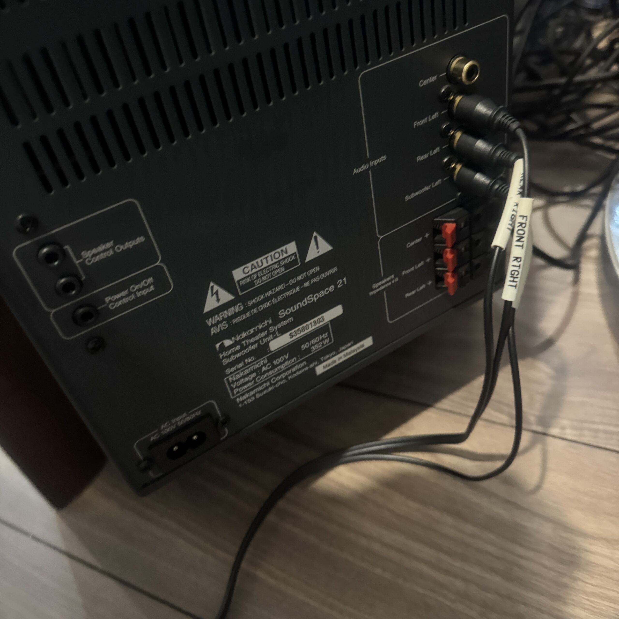 Nakamichi SoundSpace 21 High-End 5.1ch Home Theater System Tested Flagship - Image 8