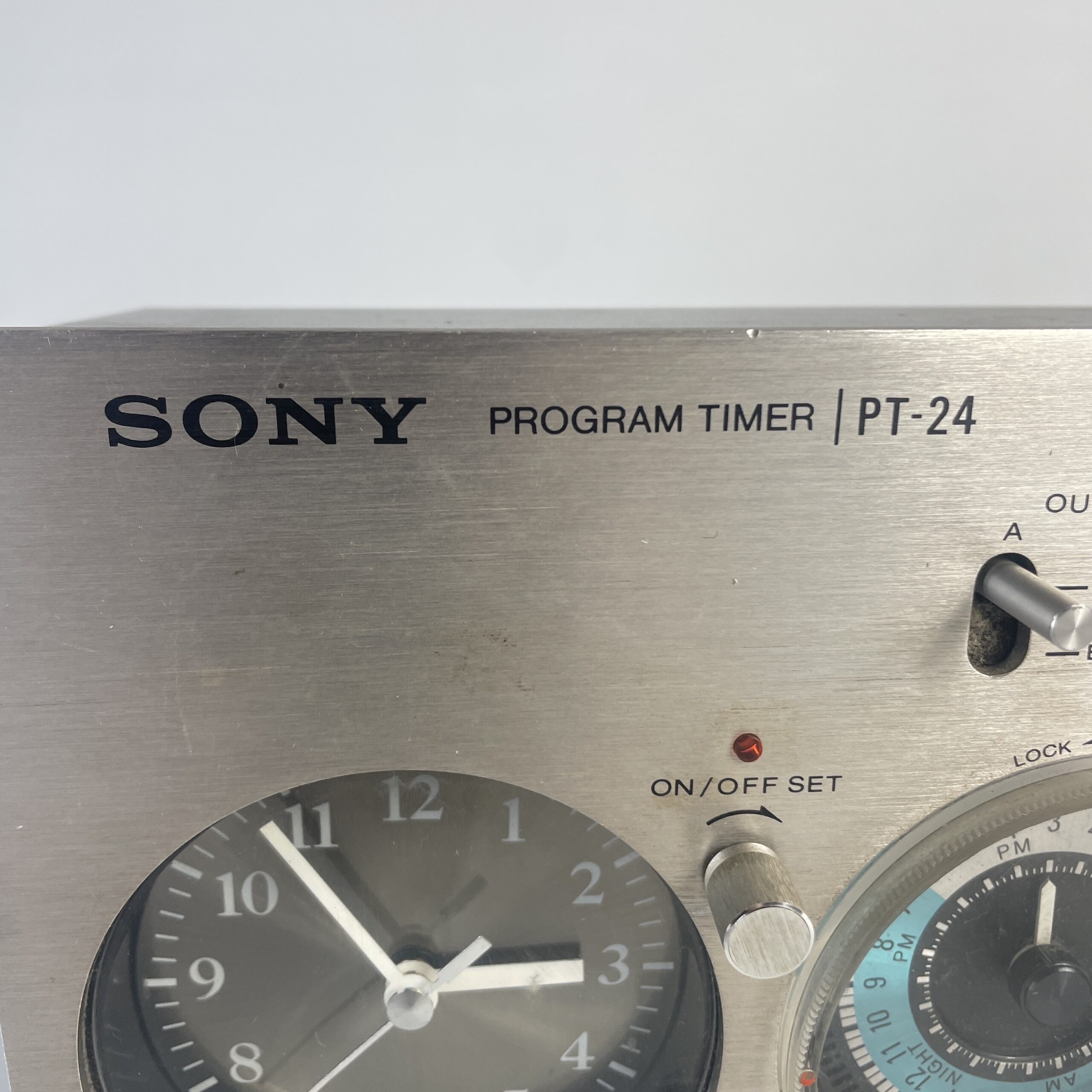 Vintage SONY PT-24 Audio Program Timer 100V 50Hz Made in Japan - Image 2
