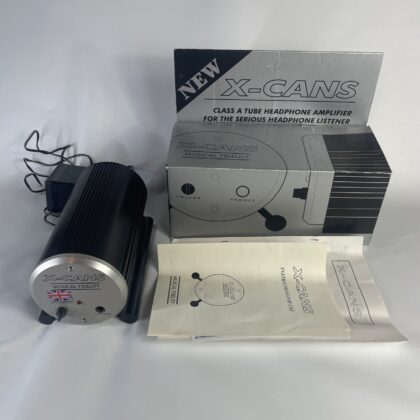 Musical Fidelity X-CANS Class A Tube Headphone Amplifier Boxed w/ Adapter