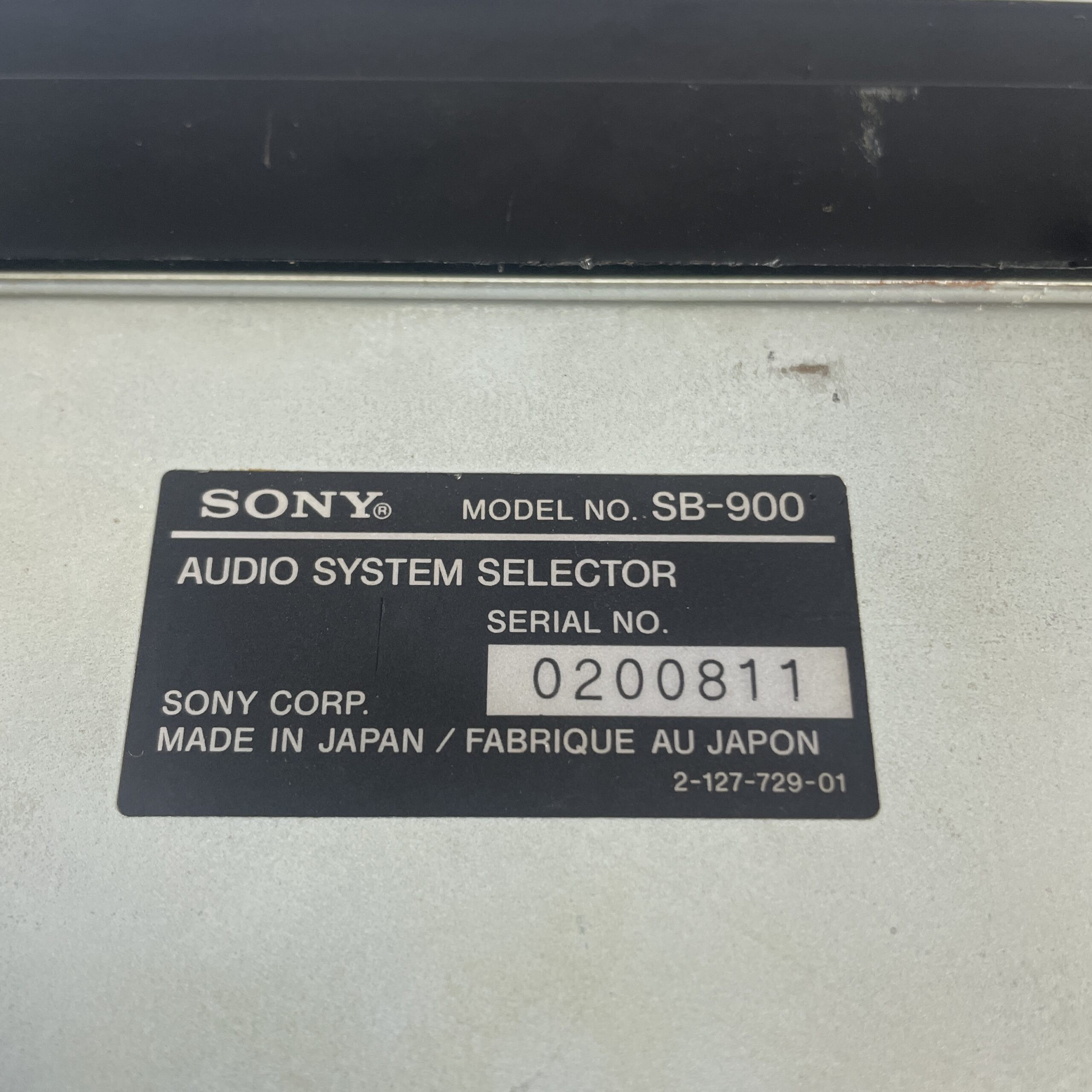 SONY SB-900 Audio System Selector Vintage Audio Switcher Made in Japan - Image 10
