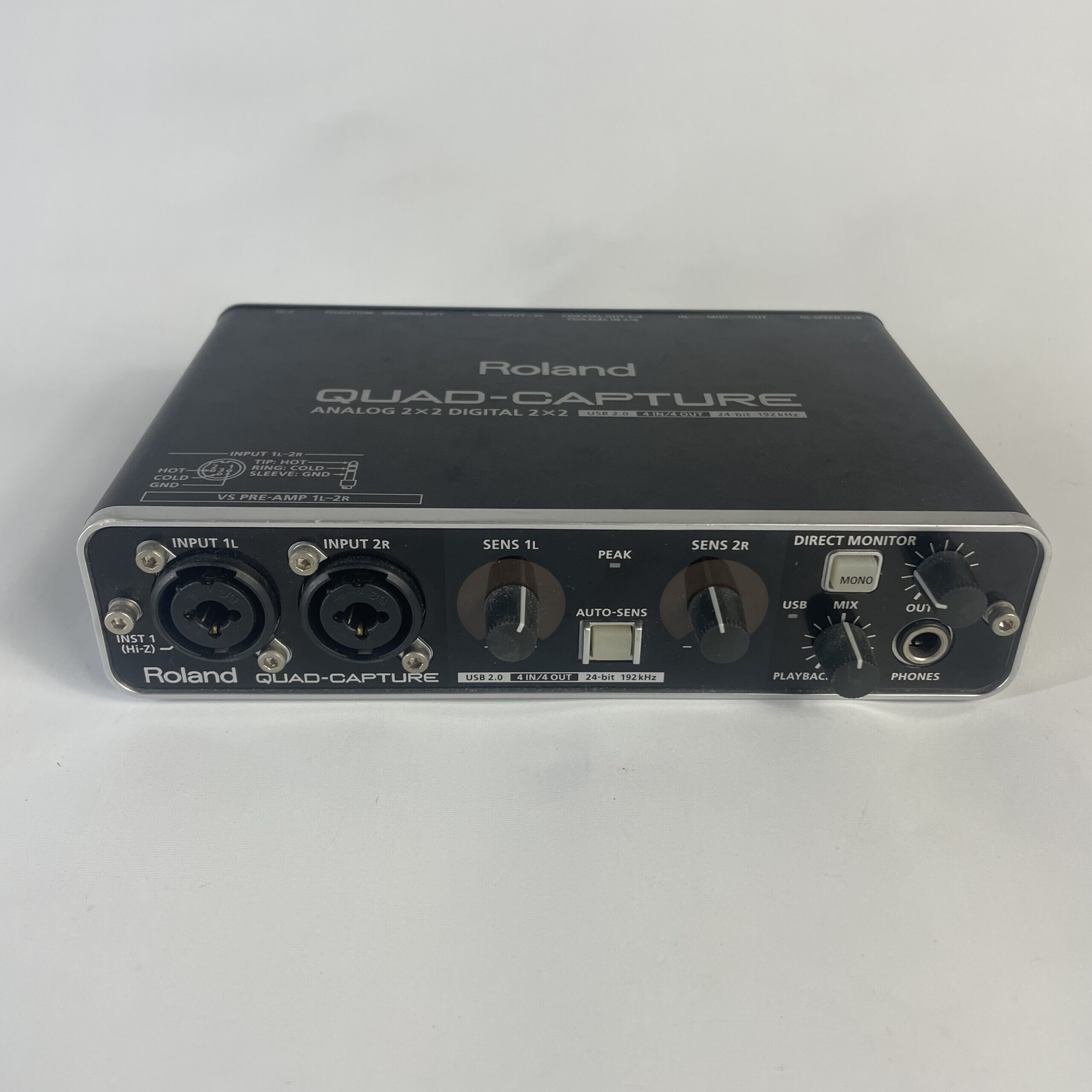 Roland QUAD-CAPTURE UA-55 USB Audio Interface 4-In/4-Out 24-Bit/192kHz