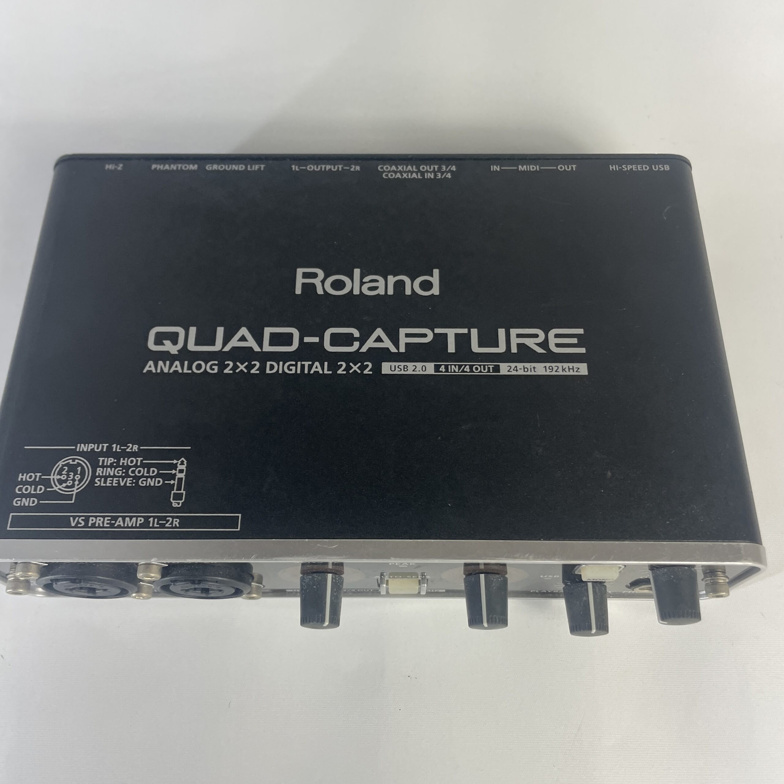 Roland QUAD-CAPTURE UA-55 USB Audio Interface 4-In/4-Out 24-Bit/192kHz - Image 2