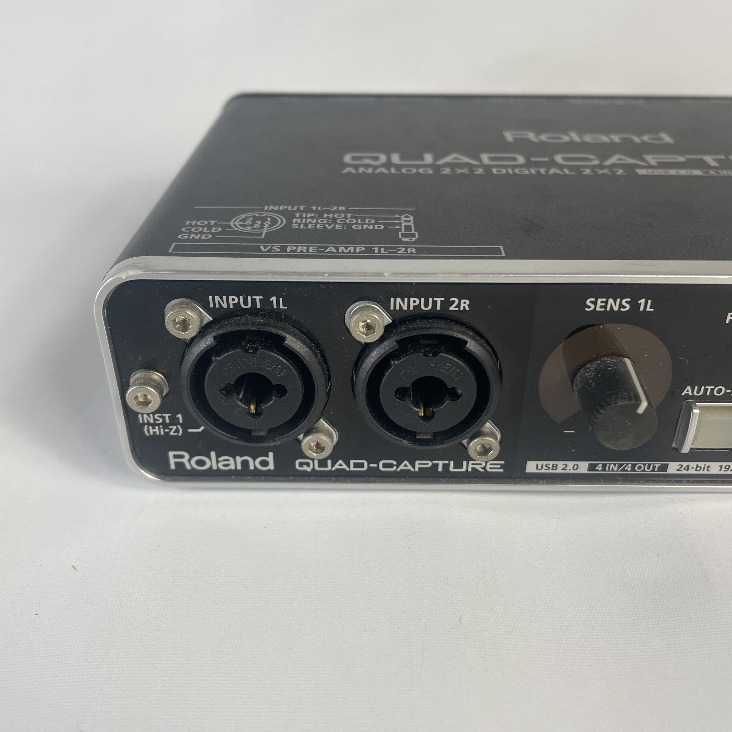 Roland QUAD-CAPTURE UA-55 USB Audio Interface 4-In/4-Out 24-Bit/192kHz - Image 3