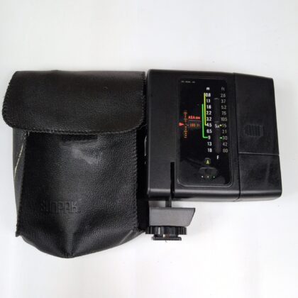 Sunpak Auto 25SR Thyristor Camera Flash Shoe Mount with Soft Case