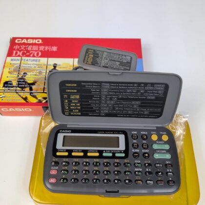 Vintage Casio Data Bank DC-70 Digital Diary Translator Calculator Boxed