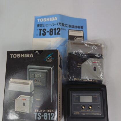 Vintage Toshiba ZOLVA TS-812 Rechargeable Travel Shaver w/ Box Manual Case