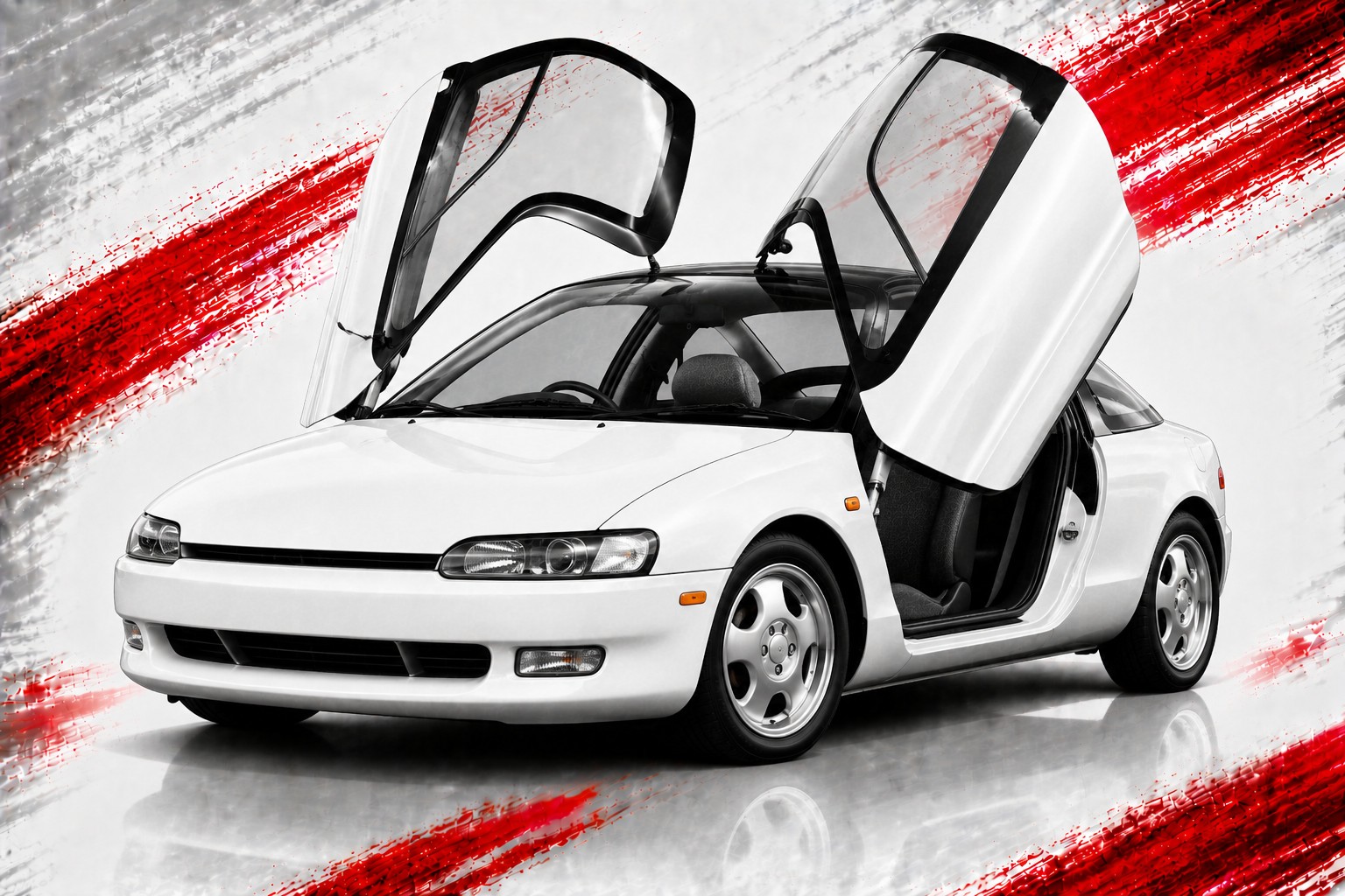 Toyota Sera Wheel Fitment Guide (EXY10): Butterfly Doors, Starlet Hub