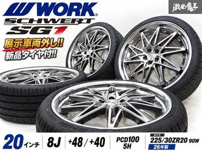 JDM "Display car" "2014 model 225/30ZR20 90W tires included" WORK work (No Tires)