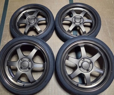 JDM TE37 KCR PCD100-5H Lightweight car/compact car (No Tires)