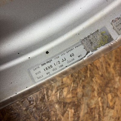 JDM Rare RAYSITC166.5J+40100/4-holeCivic Integra Fit Freed Corolla Vit (No Tires) - Image 10