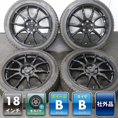 JDM For Levorg WRX S4 etc. 4-Wheel Set G.speed G-06 18x7.5J +48 5H 114.3 Stud (No Tires)