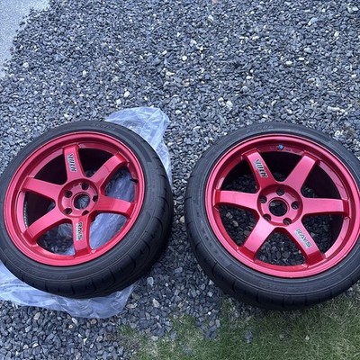 JDM RAYS TE37 limited color? 2-Wheel Set (No Tires)