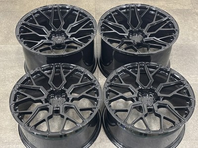 JDM Used BC FORGED 4-Wheel Set: 19x9.5J +34 and 20x12.0J +27 PCD (No Tires) - Image 2