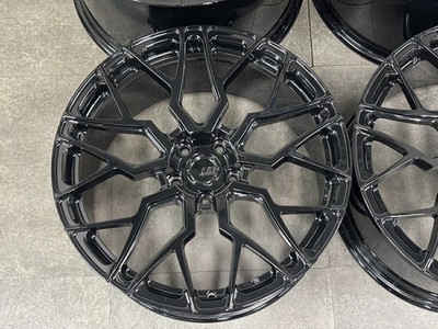 JDM Used BC FORGED 4-Wheel Set: 19x9.5J +34 and 20x12.0J +27 PCD (No Tires) - Image 4