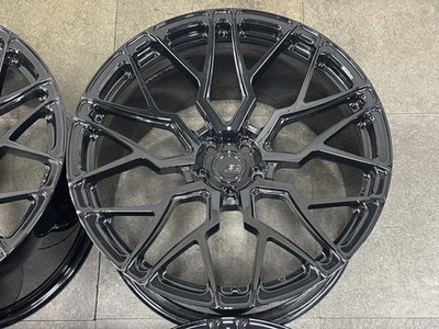 JDM Used BC FORGED 4-Wheel Set: 19x9.5J +34 and 20x12.0J +27 PCD (No Tires) - Image 7