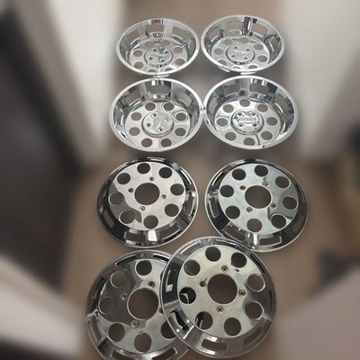 JDM ISUZU Wheel Cap Set of 8 with Brackets (No Tires)