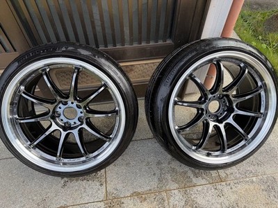 JDM WORK EMOTION ZR10 18x9.5J +22 5H 2-Wheel Set (No Tires)