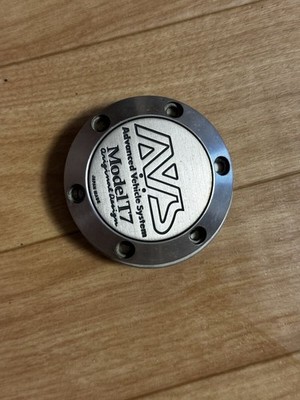 JDM AVS Model T7 Aftermarket Used Wheels Center Caps Center Covers Emb (No Tires) - Image 2